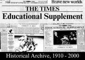 The Times Educational Supplement, Historical Archive 1910 - 2000