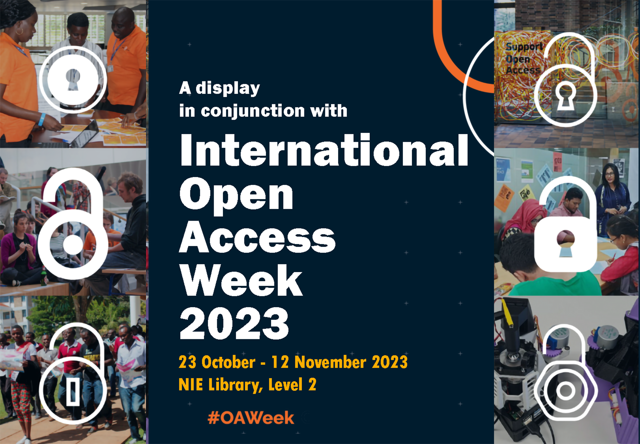 Display in conjunction with International Open Access Week 2023