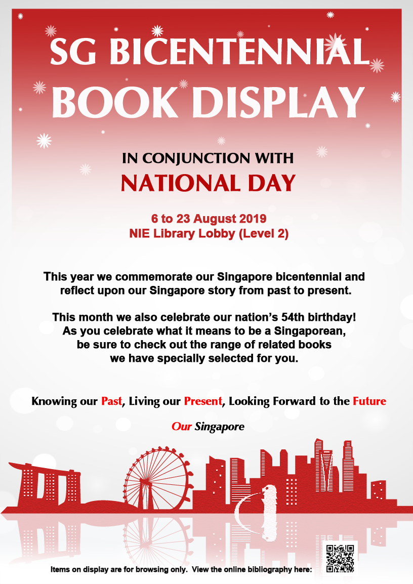 Singapore Bicentennial Book Display Poster