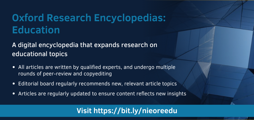 Oxford Research Encyclopedias (Education)