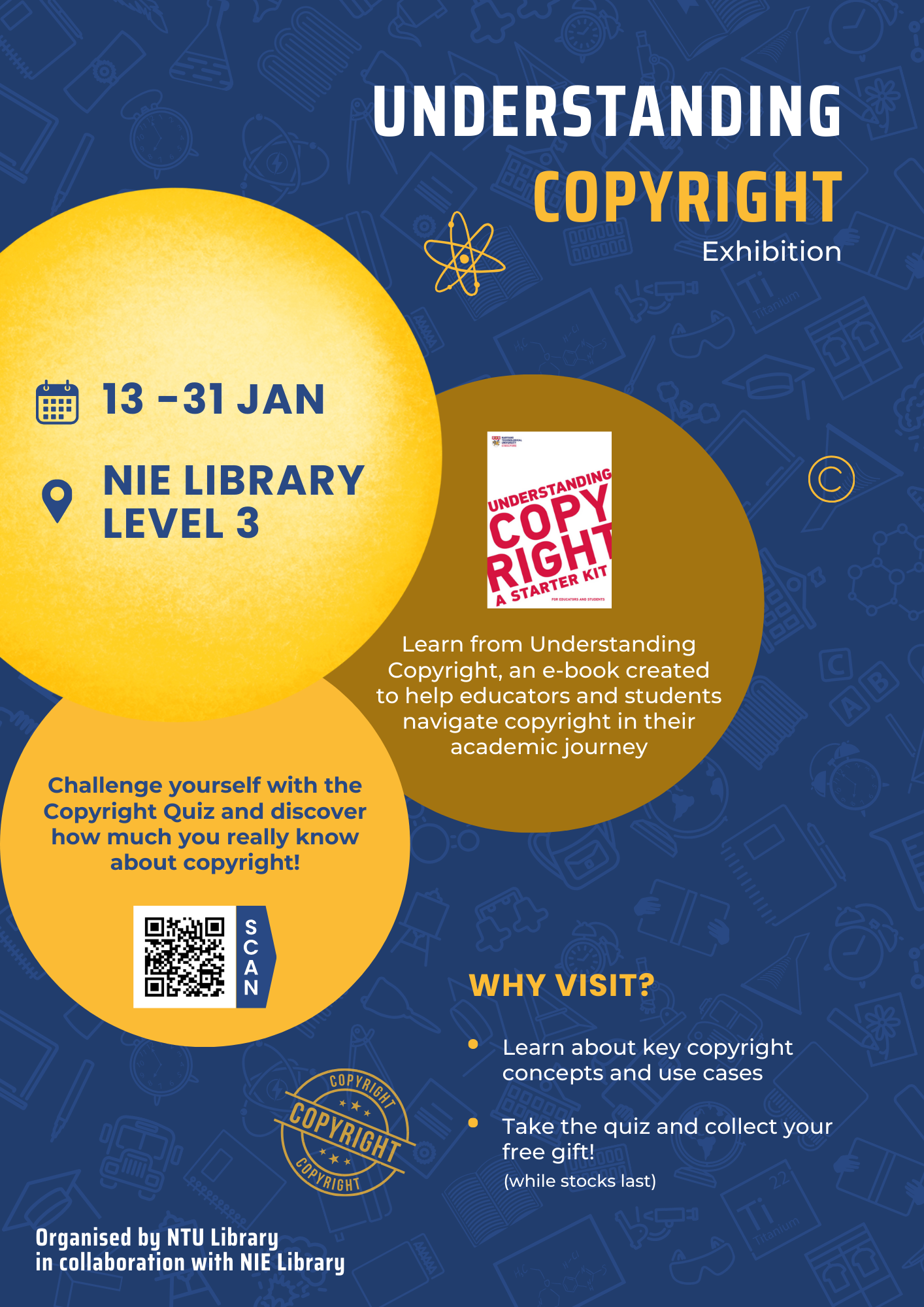 Understanding Copyright Exhibition at NIE Library