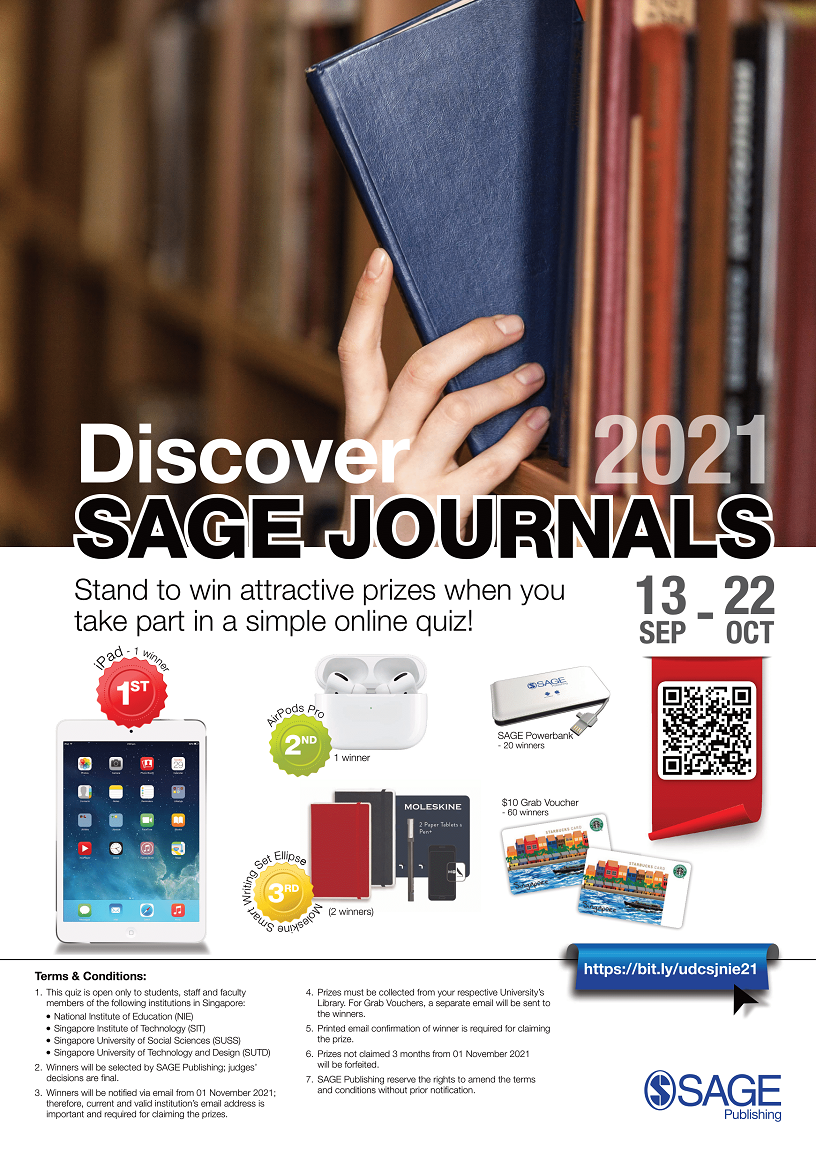 Discover SAGE Journals 2021 online quiz